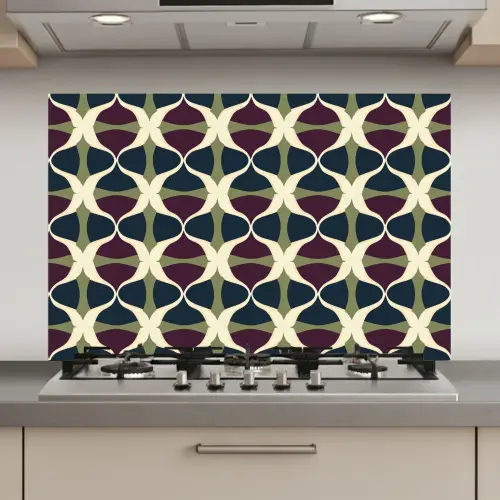 Abstract - Retro - Kleurrijk keuken achterwand spatscherm klein 900 -3d_website