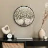 Boom - Beige - Goud - Verflook - Grijs Fotolijst rond zonder passe partout klein -sfeer1