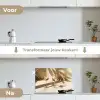 Wijn - Wijnglazen - Wit keuken achterwand spatscherm klein -voor_na_NL