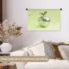 Groen - Disco - Decoratie - Appel Wandkleed katoen klein -sfeer1