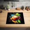 Koffie - Graffiti - Drinken - Abstract Inductie beschermer vinyl 3mm middel -sfeer5