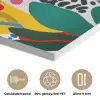 Stippen - Vormen - Modern - Kleuren PET vilt klein -closeup_NL