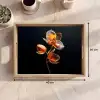 Bloem - Orchidee - Oranje Dienblad Rechthoek middel -USP_Formaat