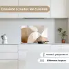 Ovale vormen - Transparant - Zachte overgang keuken achterwand spatscherm klein -sfeer4_FR