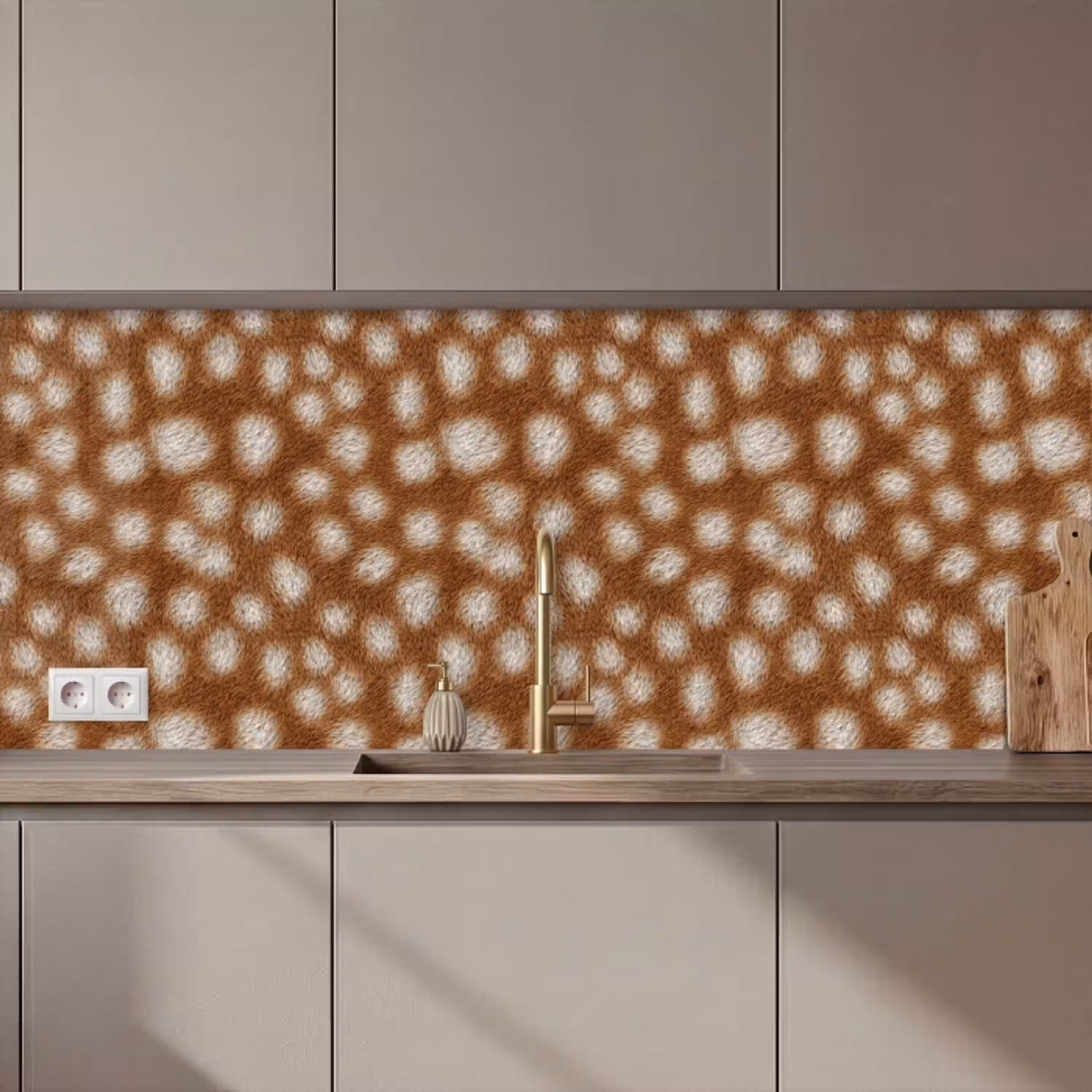 Hert - Vacht - Bruin keuken achterwand 2 middel 871 zz_3dshopping