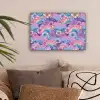 Regenbogen - Bloemen - Kleurrijk - Wolken canvas 2cm klein -sfeer1