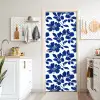 Floraal - Modern - Blauw deurposter klein 289 -sfeer5
