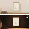 Wereldkaart - Kinderen - Jongens - Dino - Quote Light Box met kabel (Wandlamp kind) klein -sfeer3_kind