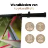 Kleurrijke vogel tussen allemaal kleurrijke platen Wandkleed katoen klein -sfeer2