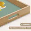 Bloemen - Geel - Bladeren - Structuur Dienblad Rechthoek middel -USP_HandgreepNL