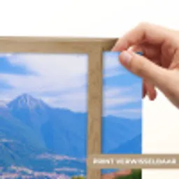 Lake Como - Italië - Landschap Light Box met batterij (Wandlamp) middel -USP_websiteprintNL