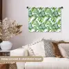 Bladeren - Monstera - Tropical - Jungle Wandkleed katoen klein -sfeer1
