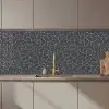 Design - Geometrie - Zwart keuken achterwand 2 middel 871 zz_3dshopping