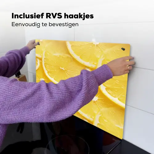 Schijfjes - Citroen - Sap Inductie beschemer met haakjes klein 777 -ky-ophangen-nl