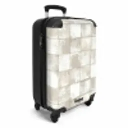 Tegel - Patroon - Verweerd NBS - Handbagage koffer - Volwassenen Unisex middel -productfoto_3d