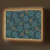 Blauw - Patroon - Retro Light Box met batterij (Wandlamp) middel 907 -z3d_website