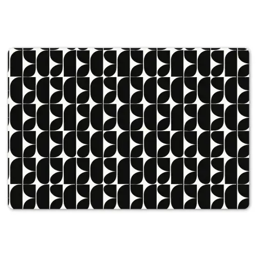 Modern - Geometrisch - Zwart Placemat vinyl groot 368 -zzsfeer1_Kitchenyeah-website