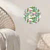 Bladeren - Flamingo - Bloemen - Jungle Wandcirkel behangsticker klein -sfeer4