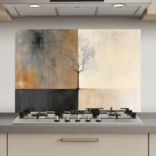 Boom - Vlakken - Takken - Kleurverloop keuken achterwand spatscherm klein -3d_website