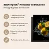 Citroen - Fruit - Geel - Zwart Inductie beschermer vinyl 3mm middel -zzsfeer2_SP