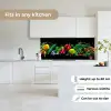 Groente - Splash - Zwart keuken achterwand 2 middel -sfeer4_UK