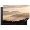 Bergen - Mist - Zonnestralen Inductie beschermer vinyl 3mm klein -3d