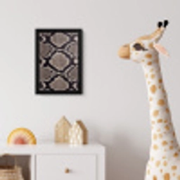 Slangenleer - Patroon - Beige fotolijst zwart zonder passe partout klein -usfeer4_kinderkamer