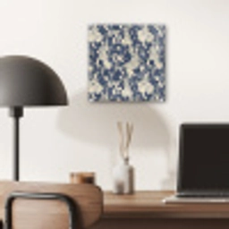 Hazen - Bladeren - Patroon - Blauw - Beige plexiglas 5mm klein 11 -sfeer6