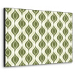 Patroon - Retro - Groen Textielframe zwart klein 947 -3d