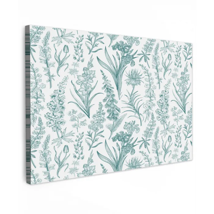 Lovely - Garden - Emerald Tuinposter op houten frame 2 cm dik klein 845 -3d