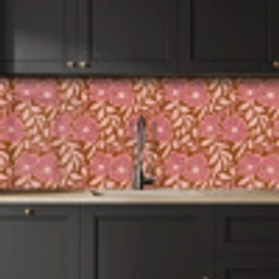 Sfeer - Bloemen - Roze keuken achterwand 2 middel 871 -sfeer1