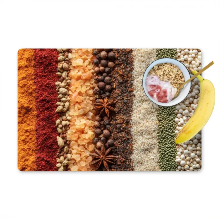 Banen - Verticaal - Kruiden - Variatie Placemat vinyl groot -zzzproduct_Kitchenyeah-website