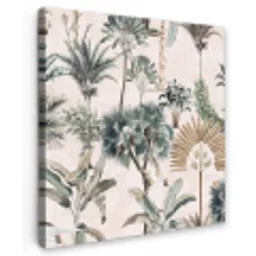Inductie afdekplaat - Vintage - Jungle - Dieren - Natuur - Inductie beschermer Tuinposter op houten frame 2 cm dik klein -3d