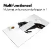 Zwart - Paard - Portret Muismat XXL klein -sfeer4