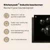 Discoballen - Minimalistisch - Zwart Inductie beschermer vinyl 3mm middel -zzzzzzusp-haakje_NL