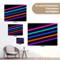Esthetiek - Retro - Neon tuinposter los doek klein -Xsfeer9_DE