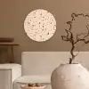 Terrazzo -  Patroon - Kleurrijk - Steen Wandcirkel kunststof plaat 5mm dik klein 188 -sfeer1