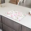 Patroon - Eieren - Roze - Pasen Inductie beschermer vinyl 3mm klein -sfeer8