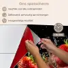 Aardbeien - Fruit - Rood - Water - Zwart keuken achterwand spatscherm klein -spatscherm_NL
