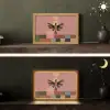 Illustratie - Vogel - Vlakken - Kleurrijk Light Box met kabel (Tafellamp) klein -sfeer3