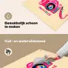 Camera - Memories - Roze - Geschilderd Inductie beschemer met haakjes middel -ky-schoon-nl