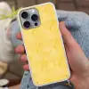 Frans - Citroen - Strepen - Wit - Geel Hoesje iPhone 16 Pro Max met koord klein 804 -sfeer3