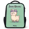 Kawai - Alpaca - Groen Rugzak - Zwart middel -3d