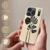 Zwart - Bladeren - Strepen - Minimalistisch Telefoonhoesje iPhone 17 Pro klein -sfeer3_NL