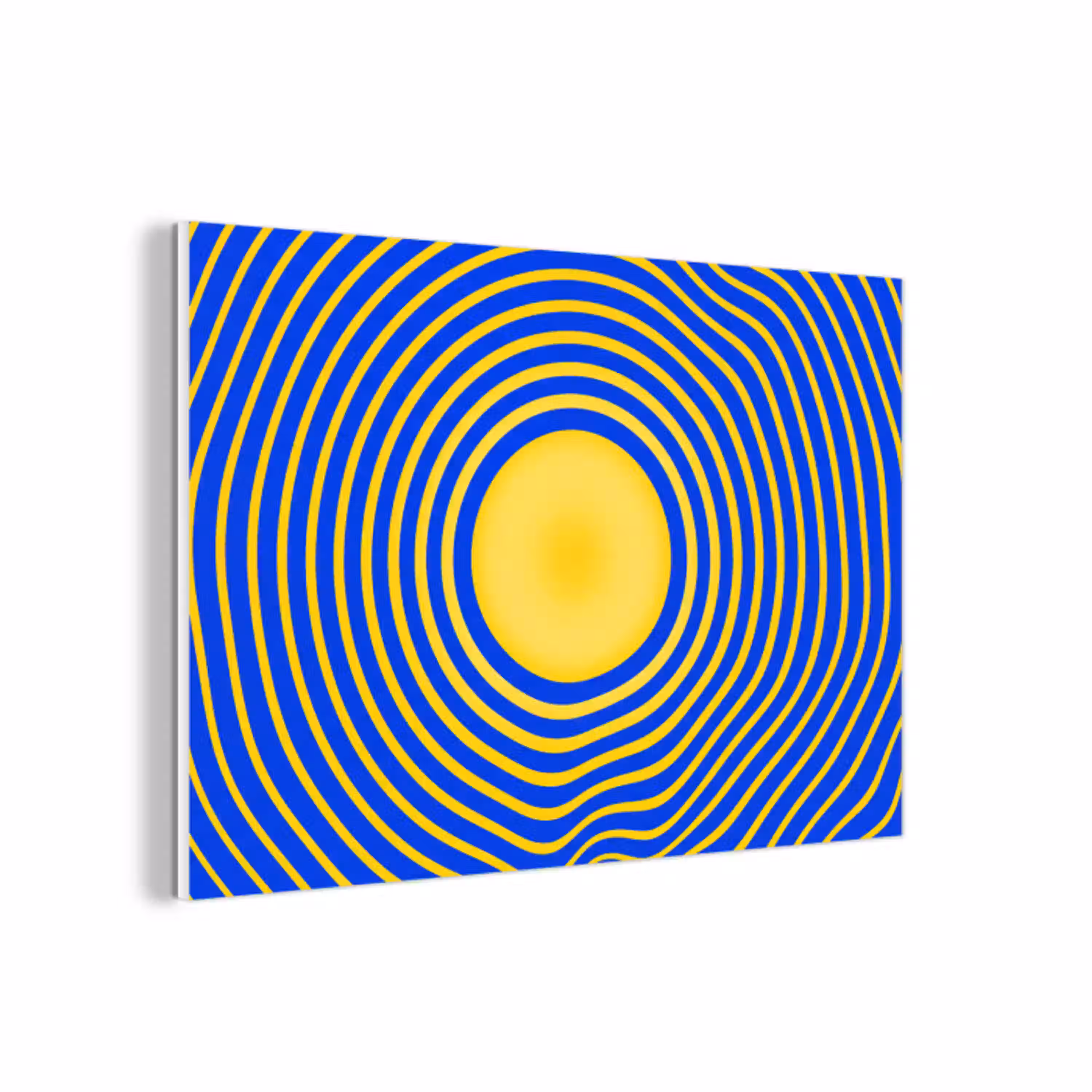 Abstract patroon - Blauw forex 5mm xxl -3d