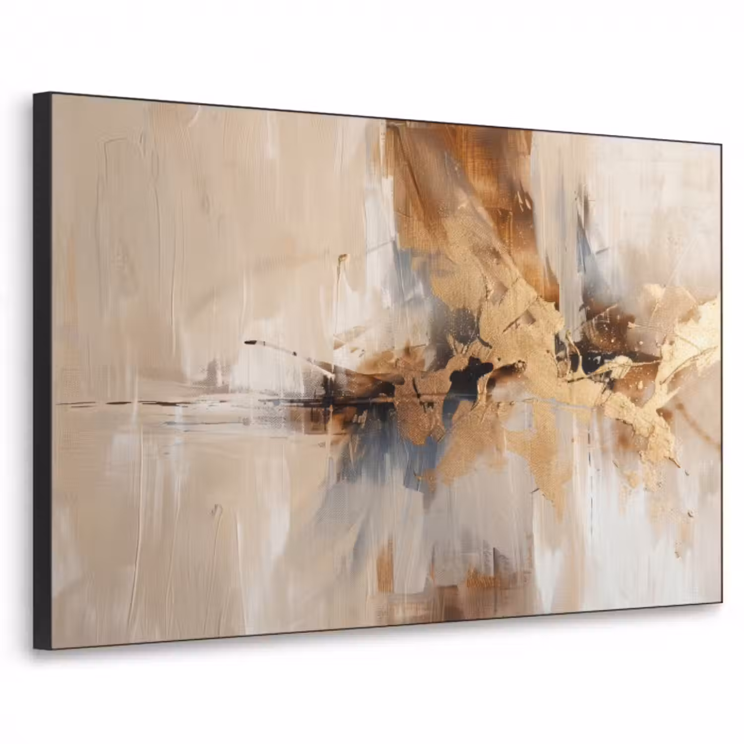 Art Frame - Modern - Braun - Abstrakt - Beige