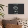 Spreuken - I have a hero I call him dad - Quotes - Vader canvas 2cm klein -sfeer1