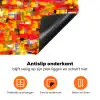 Abstract - Verf - Rood Inductie beschermer vinyl 3mm klein 276 -zzzzzzz-td-onderkant
