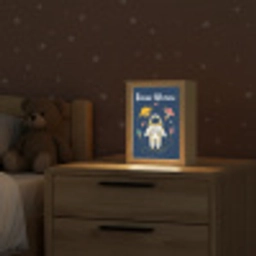 Astronaut - Planeten - Raket Light Box met kabel (Kinderlampje) klein -sfeer1_kind