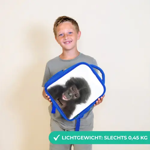 Charlie Chimp Kinderrugzak - Blauw middel -sfeer1_NL